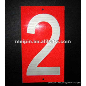 Reflective House Numbers Stickers